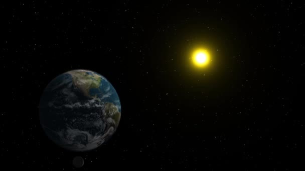 Lever de soleil dans l'univers 