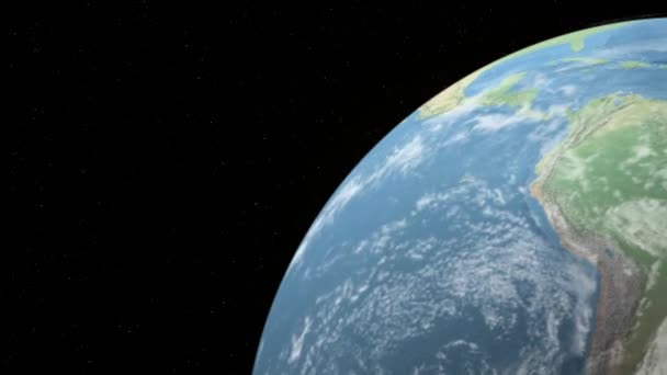 La Terre tournante avec le Soleil 