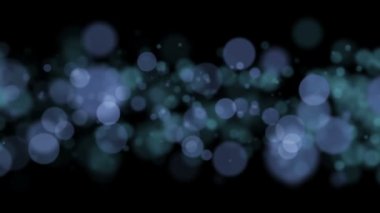 siyah arka plan, bokeh üzerine mavi balonlar