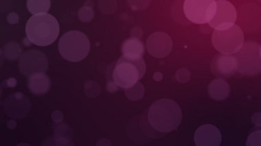 bokeh mor halkalar ile