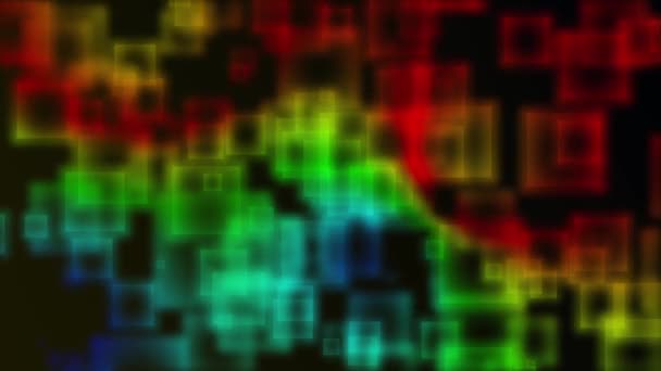 Fond carré bokeh coloré 