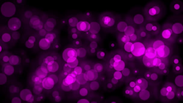 Fundo bokeh roxo e preto — Vídeo de Stock