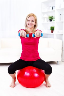 egzersiz pilates topu