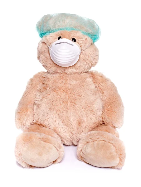 Ours en peluche comme médecin — Photo