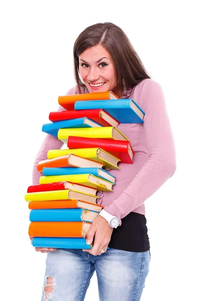 Demasiados libros para llevar ! — Foto de Stock