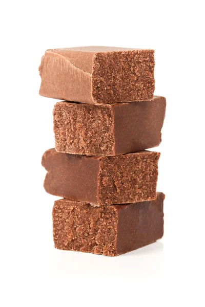 Macro of chocolate bars — Stock Photo, Image