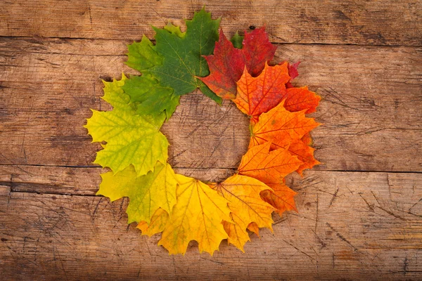 Rustic autumn wreath — Stock Photo, Image