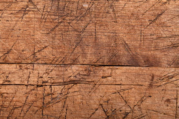 Scratched wooden plate — Stock Photo, Image