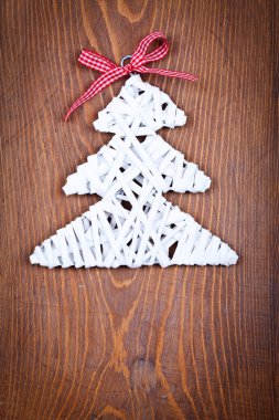 küçük beyaz Noel ağacı