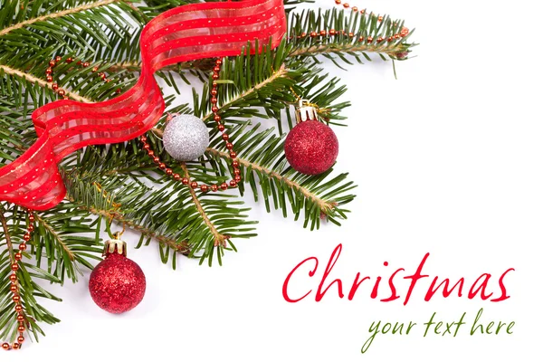 Christmas twig decoration — Stock Photo, Image