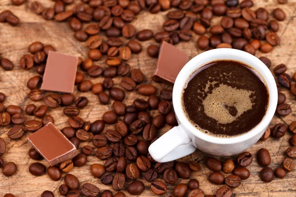 कॉफी और चॉकलेट — स्टॉक फ़ोटो, इमेज