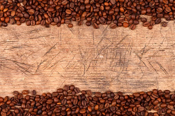 Les grains de café comme frontière — Photo