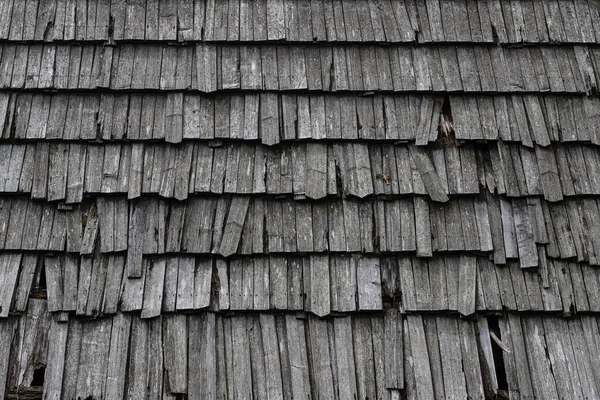 Perspektywa Tekstury Dachu Drewnianego Stara Tekstura Dachu Drewnianego — Zdjęcie stockowe
