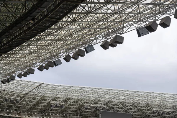 Vista Interior Del Vacío Arena Lviv Stadium — Foto de Stock