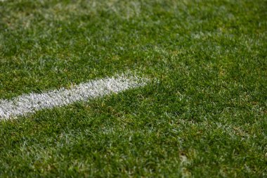 Arkaplan veya Doku için Futbol Sahası Detayları.