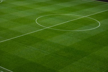 Arkaplan veya Doku için Futbol Sahası Detayları.