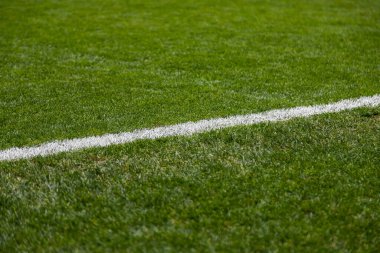 Arkaplan veya Doku için Futbol Sahası Detayları.