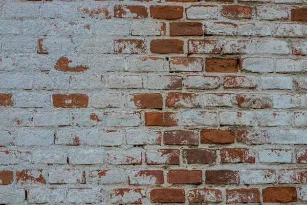 Fondo Vieja Pared Ladrillo Sucio Vintage Con Pelado Yeso Textura —  Fotos de Stock