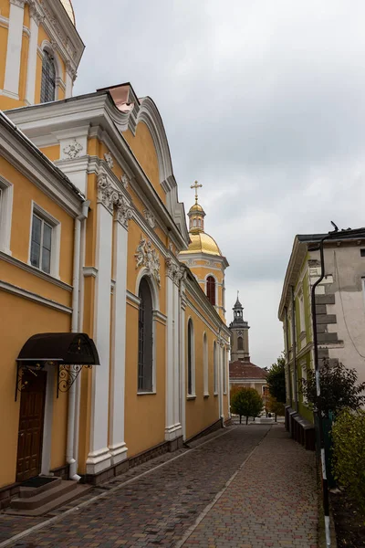 Berezhany Ucrania Iglesia Greco Católica Santa Trinidad Plaza Del Mercado —  Fotos de Stock