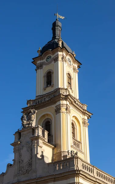 Hermoso Antiguo Ayuntamiento Buchach Obra Conjunta Del Arquitecto Bernard Meretyn —  Fotos de Stock