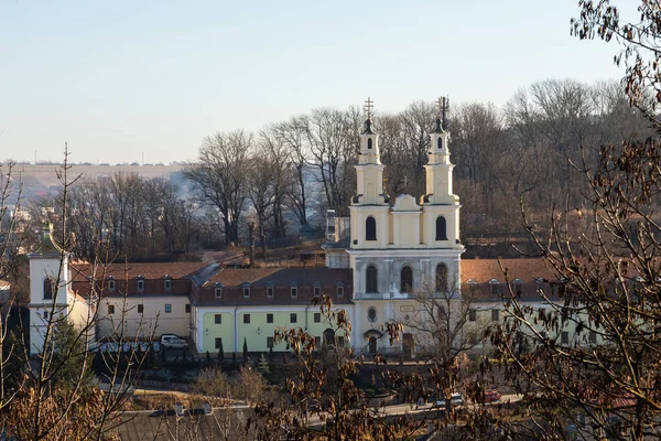 Vista Sobre Antiguo Monasterio Exaltación Santa Cruz Monasterio Basiliano Buchach —  Fotos de Stock