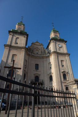 Zbarazh, Ukrayna 'daki Bernardine Manastırı' nın Aziz Anthony Kilisesi. .