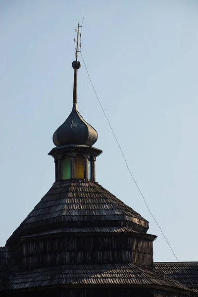 Деревянная Церковь Xviii Века Городе Чертков Украина — стоковое фото