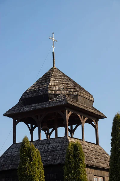 1700 Talets Träkyrka Staden Chortkiv Ukraina — Stockfoto