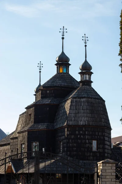 1700 Talets Träkyrka Staden Chortkiv Ukraina — Stockfoto