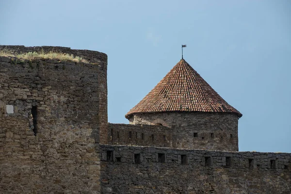 우크라이나 오데사 고로드드니에 Belgorod Dniester Fortress 계획의 역사와 세기의 기념물이다 — 스톡 사진