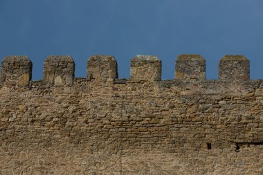 Ukrayna, Odessa bölgesi. Belgorod-Dinyester kalesi, Akkerman kalesi - şehir planlama ve XIII-XV yüzyıllar tarihinin bir anıtı. Ukrayna 'nın en iyi korunmuş bölgelerinden biridir..
