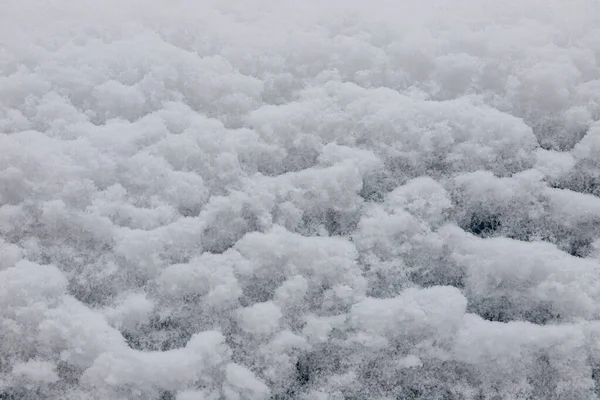 Hermoso Fondo Invierno Con Suelo Nevado Textura Natural Nieve Viento —  Fotos de Stock