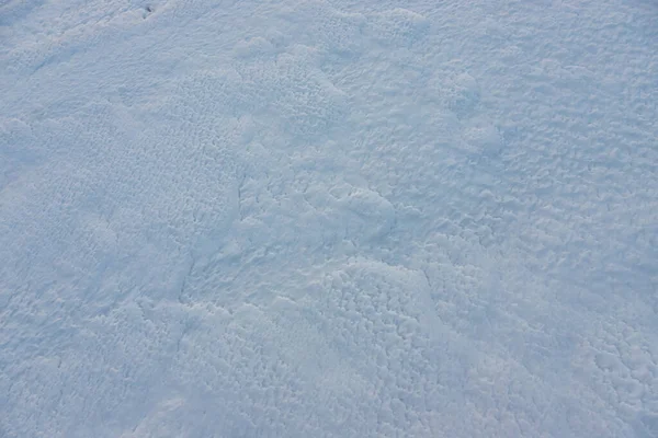 Prachtige Winterse Achtergrond Met Besneeuwde Grond Natuurlijke Sneeuw Textuur Wind — Stockfoto