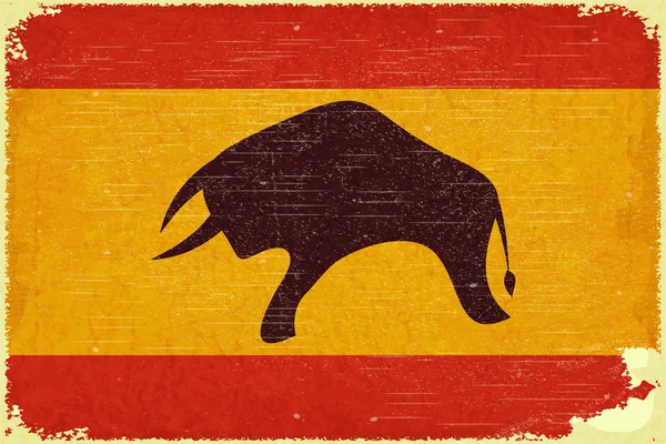 Bandeira espanhola — Vetor de Stock