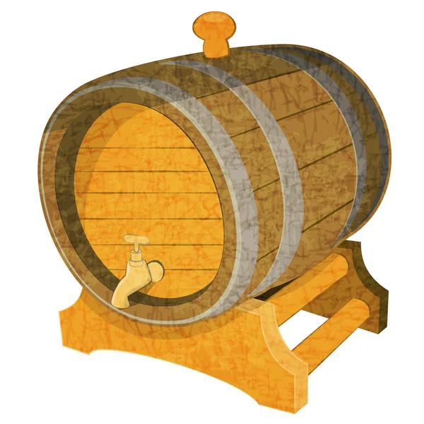 Вино бочковий — стоковий вектор