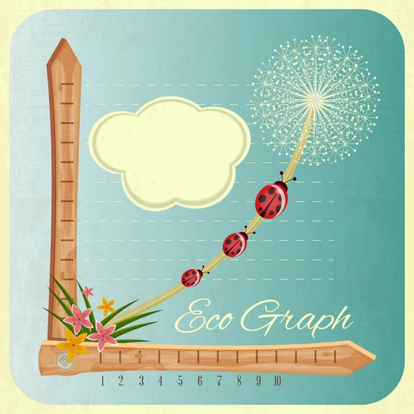 Environmental Graph — Stock Vector