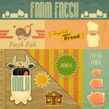 Farm Fresh Organic Products clipart