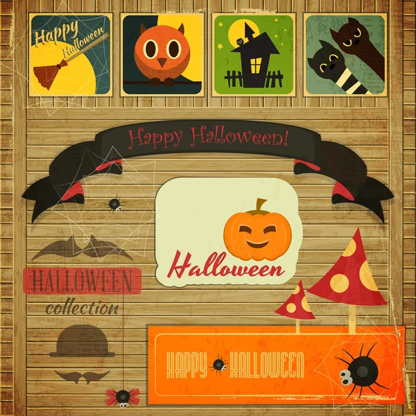 Halloween kaart — Stockvector