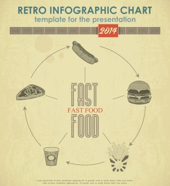 sunumlar için Infographics unsurları