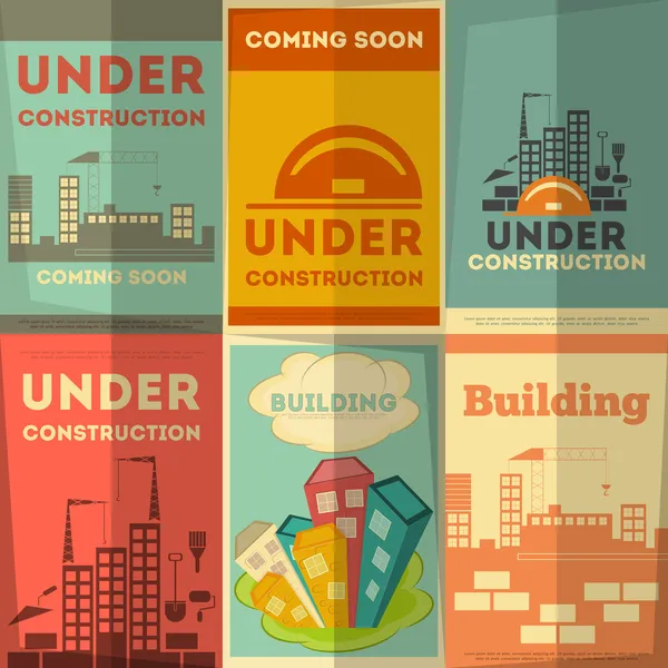 Under construction design — Stock Vector