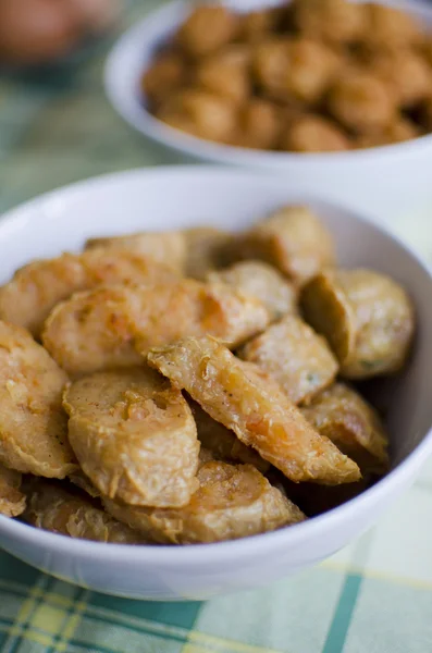 Fried fish and shrimp ball — Stock Photo, Image