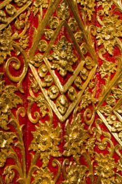 Buda Tapınağı duvar eski Tay desen