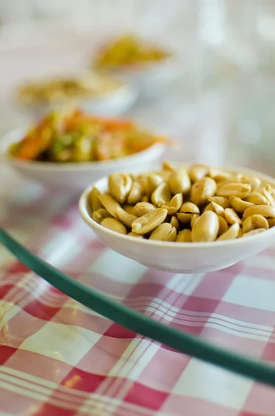 Pinda's voor Chinees eten set — Stockfoto