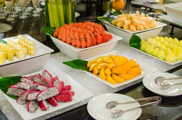 Conjunto de frutas frescas para fiesta — Foto de Stock