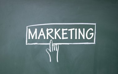 Soyut tıklama pazarlama işareti