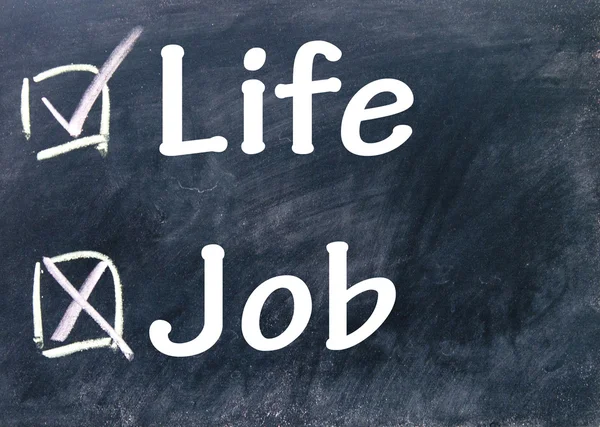 Job and life choice — Stock Photo, Image