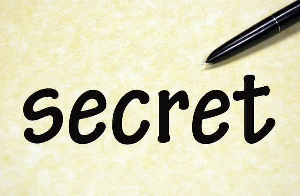 Secret sign — Stock Photo, Image