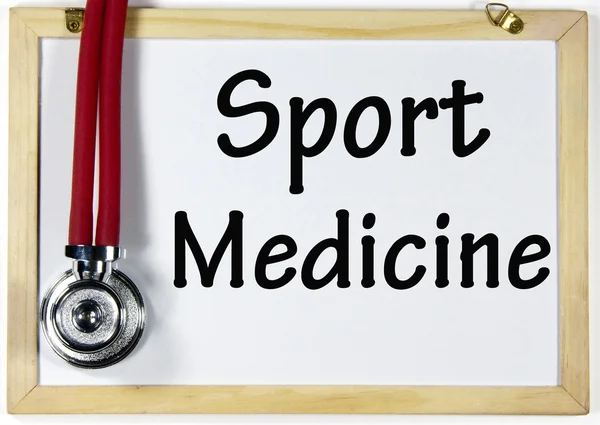 Esporte medicina sinal — Fotografia de Stock
