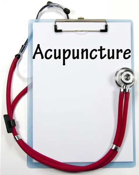 Panneau d'acupuncture — Photo