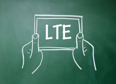 LTE communication technology sign